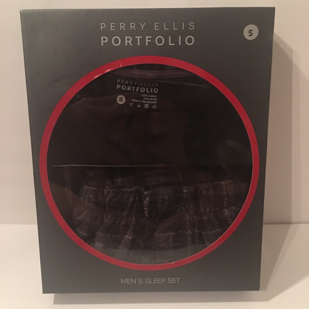 New Perry Ellis portfolio mens sleep set size S